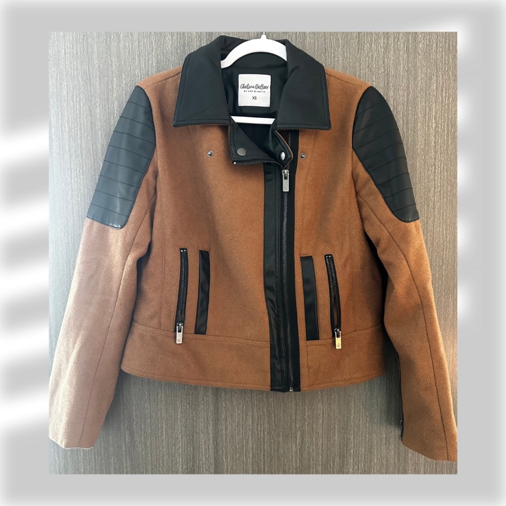 Chelsea DeBoer by Lily & Lottie Moto Jacket • Worn Once • Size XS